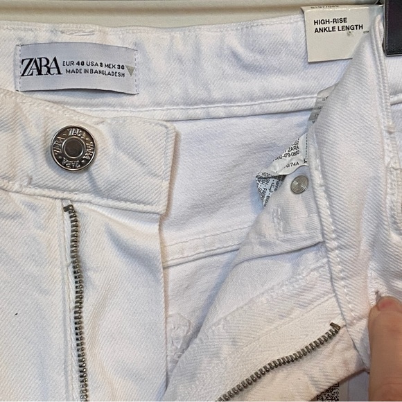 Zara Women's White Jeans - Picture 5 of 8
